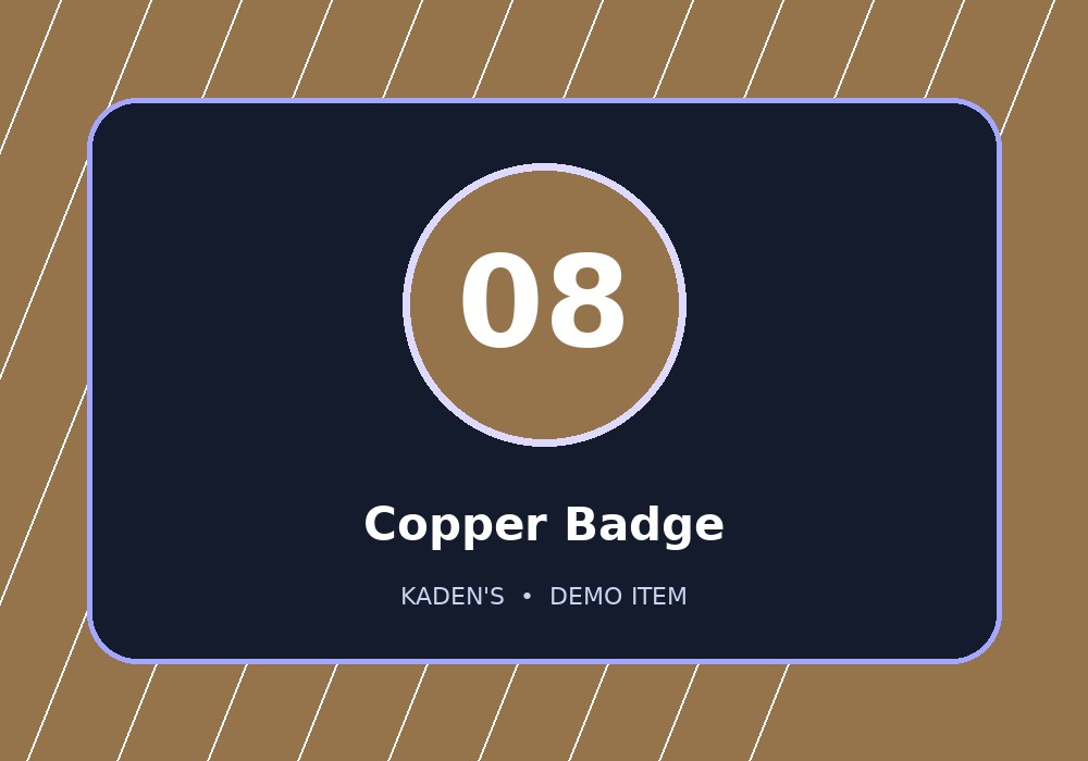 Copper Badge